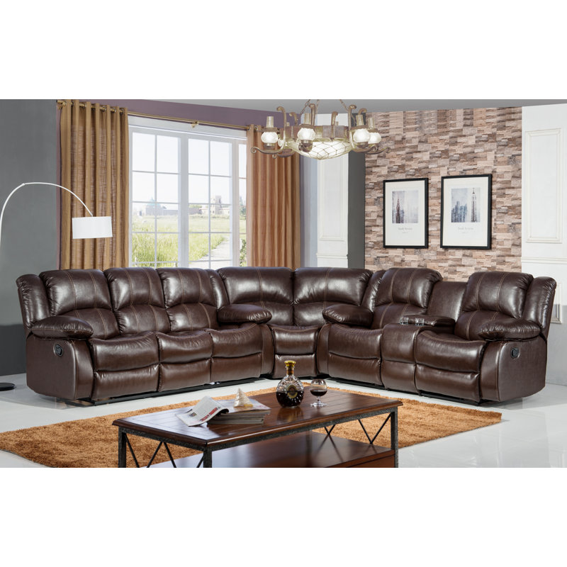 Ultimate Accents Comfort Reclining Sectional & Reviews Wayfair